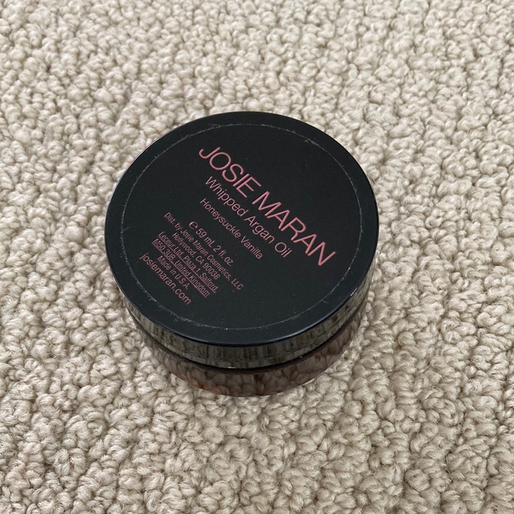 NEW Josie Maran Whipped Argan Oil Honeysuckle Vanilla 2 fl oz Moisturizer SEALED